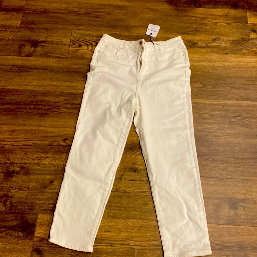 Asos New Look Curves Brand White Jeans Size 14